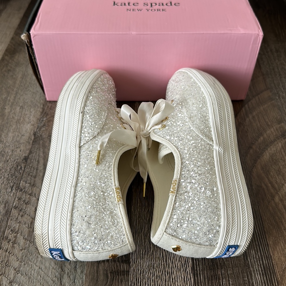 Keds x kate spade new york Triple Glitter bridal shoes - Picture 8 of 11